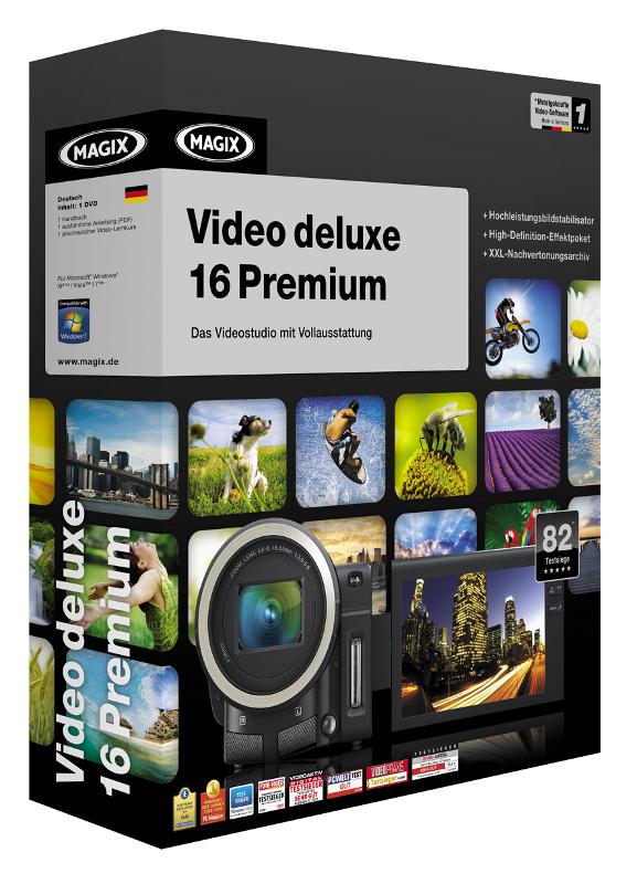 MAGIX Video deluxe 16 Premium Версия: MAGIX Video deluxe 16 Premium 9.0.1.60.c1 Год выхода: 2010 Разработчик: MAGIX Язык интерфейса: немецкий и русский Платформа/ОС: Windows all Таблэтка: присутствует О программе: MAGIX Video deluxe 16 Premium — oдна из самых лучших и интуитивных программ, которую с легкостью может использовать как новичок, так и профессионал видеомонтажа. Программа, завоевавшая множество награды, объединяет множество помощников, автоматизацию и современные технологии в удобный и доступный в понимании интерфейс. Превратите ваши видеозаписи в захватывающие дух киношедевры за считанные секунды. Добавьте музыку, переходы, текст и эффекты одним щелчком мыши. Революционное решение в области домашних развлечений! Наслаждайтесь просмотром видео и фотографий и прослушиванием музыки на вашем ПК и ТВ не вставая в дивана – идеальное решение для пультов дистанционного управления. Системные требования: * Windows XP, Vista, 7 * Intel Pentium 4 или AMD Athlon 2 GHzи выше * 1 гигабайт рабочего пространства * 1 гигабайт свободных пространств жестких дисков и дисковод цифрового видеодиска для программной инсталляции * Графическая карта с экранным разрешением минимум 1024x768 * Звуковая карта (звуковая карта Mehrkanal рекомендовано для обработки звука Surround) * Необходимые минимальные предпосылки для обработки HD: * Пентиум Интел IV 3 GHz с Hyperthreading или Интел Core 2 с мин. 1,3 GHz * 2 гигабайта рабочего пространства * DirectX совместимая 9.0c графическая карта, мин. 128 МБ графического пространства карт и ссора пикселя 2.0, ATI X300 и лучше, NVIDIA GeForce 6600 и лучше * Рекомендованная минимальная конфигурация для обработки AVCHD: * Интел Core 2 процессора Quad с 2,83 GHz * 3 гигабайта рабочего пространства * 3 000 серия ATI Radeon HD и выше с 512 МБ VRAM Основные возможности MAGIX Video deluxe 16 Premium: — Движок реального времени для свободного создания фрагментов и последовательности — Dolby® Digital Sound в оригинальном формате (Stereo or 5.1 Surround). Запись на диск без повторного обсчета — Полная обработка AVCHD. — Редактирование MultiCam (2 камеры). — Индивидуальный дизайн эффектов и магнитных объектов — 3D Переходы и мощные эффекты — Генератор титров (более 30 шаблонов) — 16 дорожек, более 1400 универсальных эффектов и шаблонов — Анимированное меню для Blu-ray. — Создание CD и DVD в формате 16:9 с анимированными меню — Интуитивное управление созданием последовательностей и редактированием — Aвтоматическое редактирование с возможностью выбора более 15 тем — Улучшенная оптимизация изображения и звука для создания впечатляющего видео — Удобная цветокоррекция (Farbrad). — Упрощённое управление ключевыми кадрами. — Режим пакетной обработки. — Новые шаблоны меню (включая Blu-ray) Новое в MAGIX Video deluxe 16 Premium: * Sekundare Farbkorrektur fur eindrucksvolle Farbeffekte * Blu-ray™- und AVCHD-Discs mit animierten Menus * Komplett uberarbeitete DVD-Menugestaltung * Titeleditor mit verbesserter Qualitat und direkter Vorschau * Objekt-Zoomfunktion fur noch prazisere Effektkontrolle * Einzigartige Reiserouten-Animation * Videos auf YouTube™ in HD-Qualitat hochladen * Flexible Auswahl der Spurenanzahl * Pegel-Anzeige bei Audiodateien-Import * Videos auf das neue Video-Portal Vimeo hochladen * Generierung von Farbflachen/Testbildern * PC-Performance-Messung fur beste Voreinstellungen * Music Editor 3.0 mit optimierter Benutzerfuhrung * Verbesserte Audio-Vorhormoglichkeit in der Zeitachse * Freie Auswahl der Tonspur in Multiaudio-VOBs * BONUS! proDAD Adorage Starterpaket (mit 155 Effekten) * Zahlreiche Detailverbesserungen Состав Premium-Version: 1. MAGIX Video deluxe 16 Premium 2. MAGIX Foto Manager 8 3. MAGIX Xtreme Foto Designer 4. Mufin pleer 5. proDAD Mercalli Expert 6. proDAD Adorage 10 SE — Professioneller Videoschnitt — 99 Spuren, Schnitt- & Effekt-Automation, Echtzeit-Vorschau, MultiCam-Editing u. v. m. 7. proDAD Adorage HD SE — Effektpaket mit ueber 700 Effekten in HD 8. XXL-Nachvertonungsarchiv mit ueber 500 Sounds und Songs Импорт — Формат: Video: AVI, DV-AVI, MPEG-1, MPEG-2, MPEG-4, MXV, MJPEG, QuickTime, WMV(HD) Audio: WAV, MP3, OGG, WMA, MIDI, Dolby®Digital Stereo, Dolby Digital 5.1 Bilder: JPEG, BMP, GIF, TIF, TGA (unterstuetzt Scanner und digitale Fotokameras [TWAIN]) Unterstuetzte Dateiendungen (Import): .avi, .dat, .evo, .m2v, .m1v, .h264, .mpv, .mpg, .mpeg, .mpg2, .mps, .mp2, .mpe, .m2s, .vdr, .vob, .mod, .vro, .ts, .trp, .tp, .m2t, .mpt. Экспорт — Формат: Video: AVI, DV-AVI, MJPEG, MPEG-1, MPEG-2, MPEG-4, QuickTime, WMV(HD) Audio: WAV, MP3, DolbyDigital Stereo, Dolby Digital 5.1 Bilder: JPEG, BMP Процедура лечения: 1. Монтируем образ — устанавливаем 2. Ставим таблетку — таблетка magix.video.deluxe.16.premium (Копируем патч в установленную прогу, запускаем, патчим) 3. Ставим обновление video_deluxe_16_premium_9.0.1.60_de-1 4. Русифицируем — MAGIX Video deluxe 16 Premium_9.0.1.60_RUS (полный и качественный) [-] Скриншоты