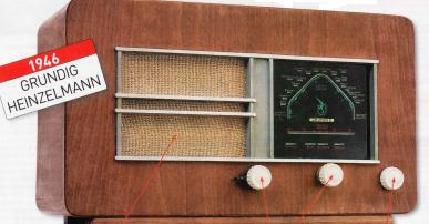 Grundig Heinzelmann 1946, Монодинамик, Выбор программы, Регулятор громкости,