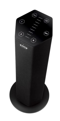 SBX-20 (как и SBX-10) выполняет роль внешней беспроводной гарнитуры для мобильных устройств (смартфонов в первую очередь), позволяя разговаривать по телефону, не держа его в руках. Для этого служат направленный микрофон с регулируемым диаметром луча фокусировки и интеллектуальной системой регулировки громкости - система определяет расстояние, на котором говорящий находится от устройства, и соответствующим образом подстраивает громкость микрофона (микрофон, между тем, сдвоенный). Как и в случае с воспроизведением звука, для голосовой связи используется целый ряд собственных технологий Creative CrystalVoice, обеспечивающих повышенное качество звука за счёт всяческих ухищрений. В числе таковых - Acoustic Echo Cancellation (подавление излишней реверберации), Noise Reduction (подавление шума), Focus 